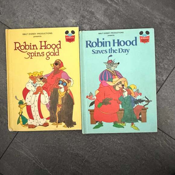 Disney Other - Disney's Wonderful World of Reading Books-Robin hood Saves The Day & Spins Gold